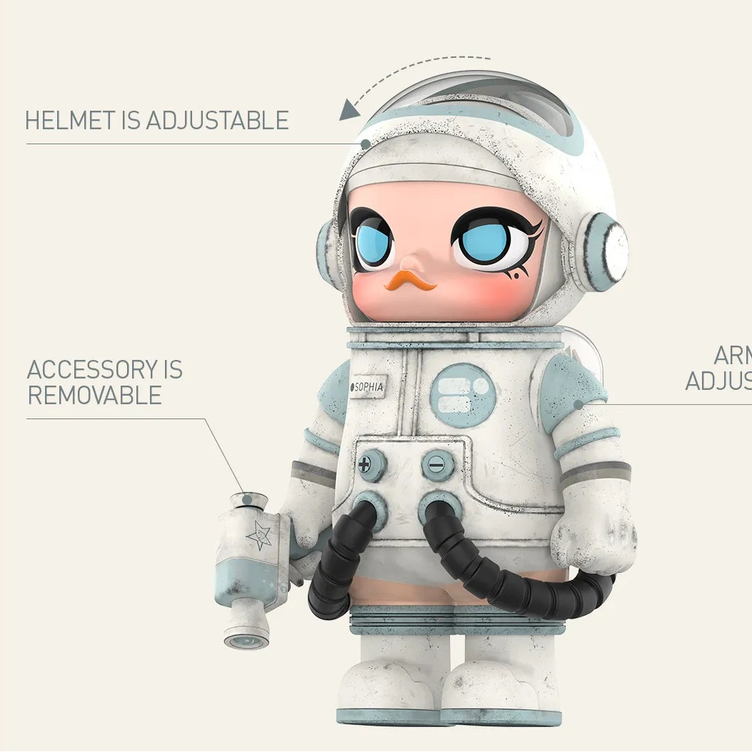 POP MART MEGA SPACE MOLLY 400% Ashley Wood Collectible Figure