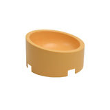 Orange Round Bowl(+free stainless steel bowl)