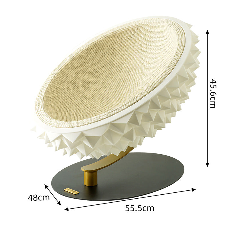 Durian-Inspired Cat Bed for Feline Fun - ri-son