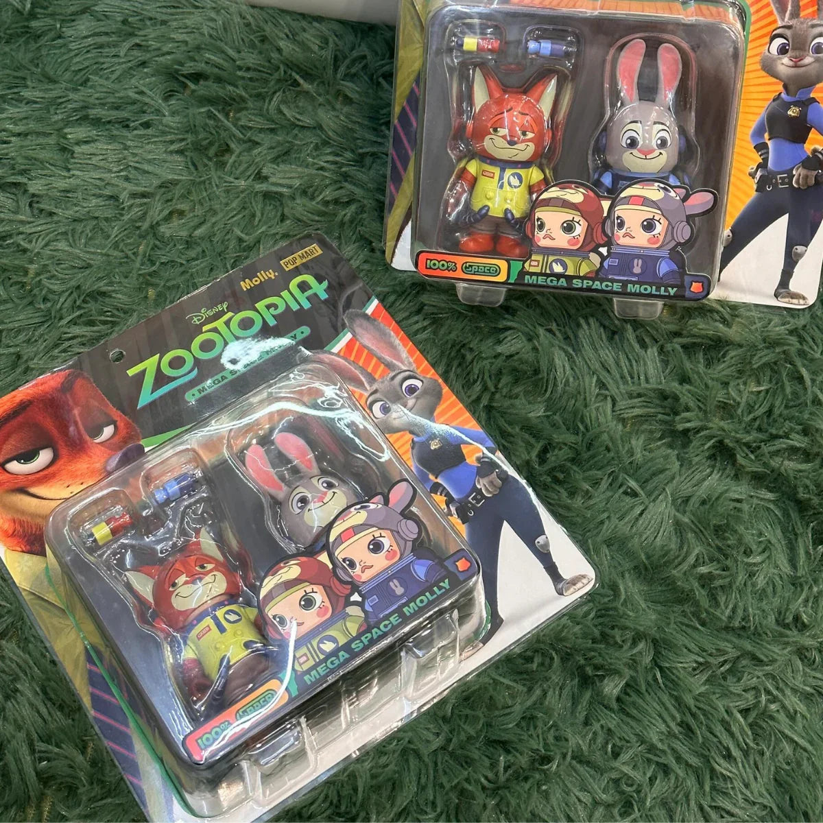 Pop Mart Mega Space Molly Zootopia Judy & Nick Set 100% – ri-son