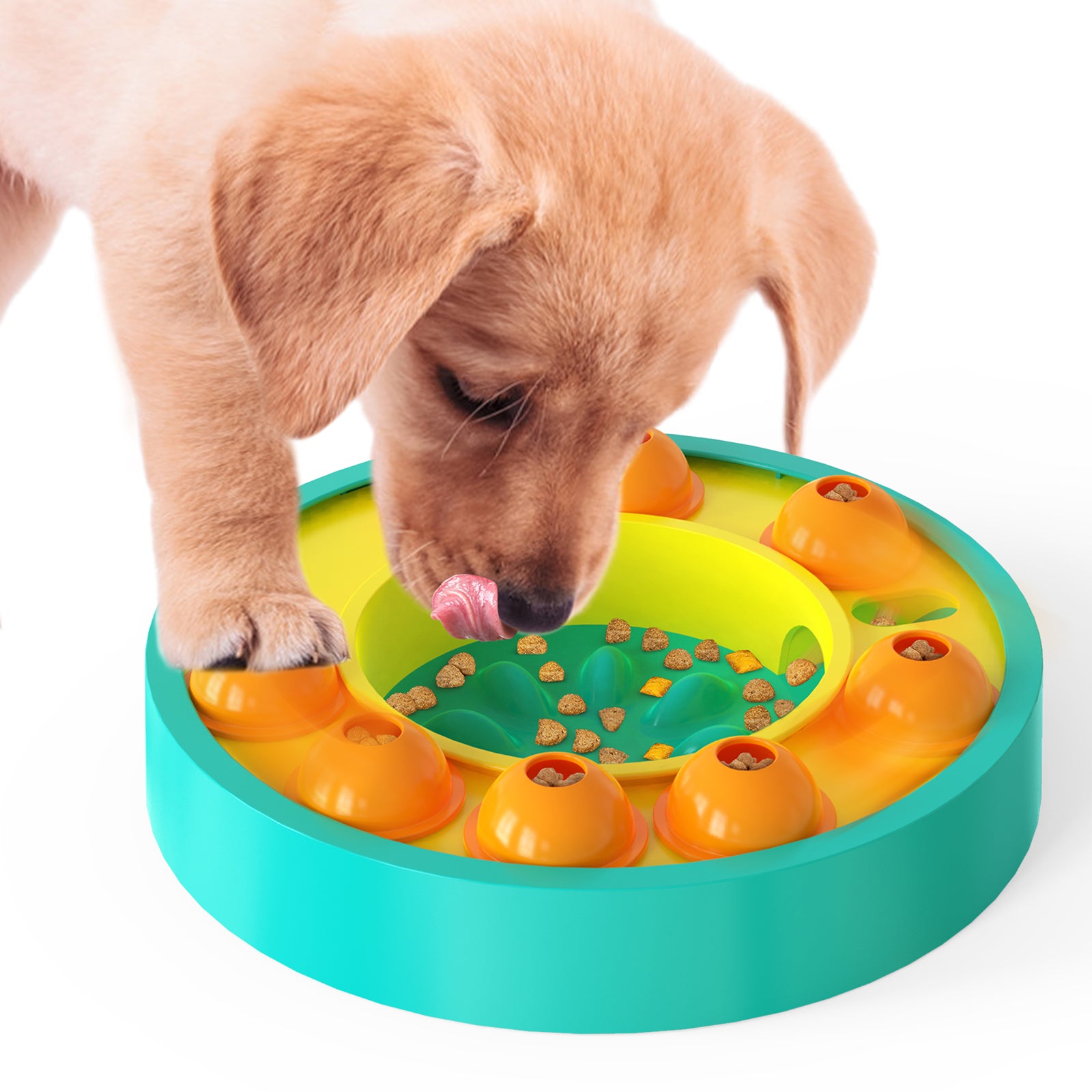 Slow Feeder Dog Bowl for Puzzle Game