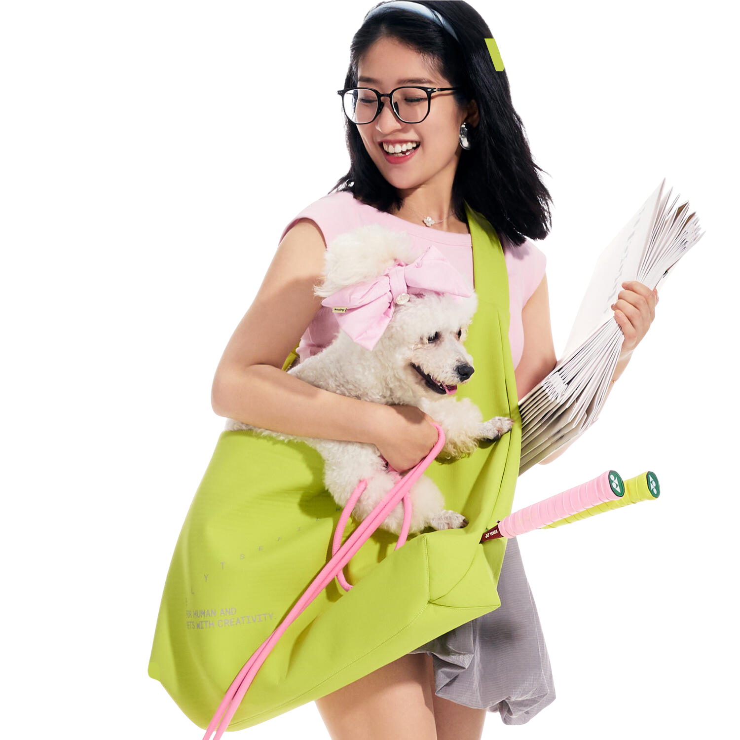 Dual-Use Urban Pet Crossbody Bag