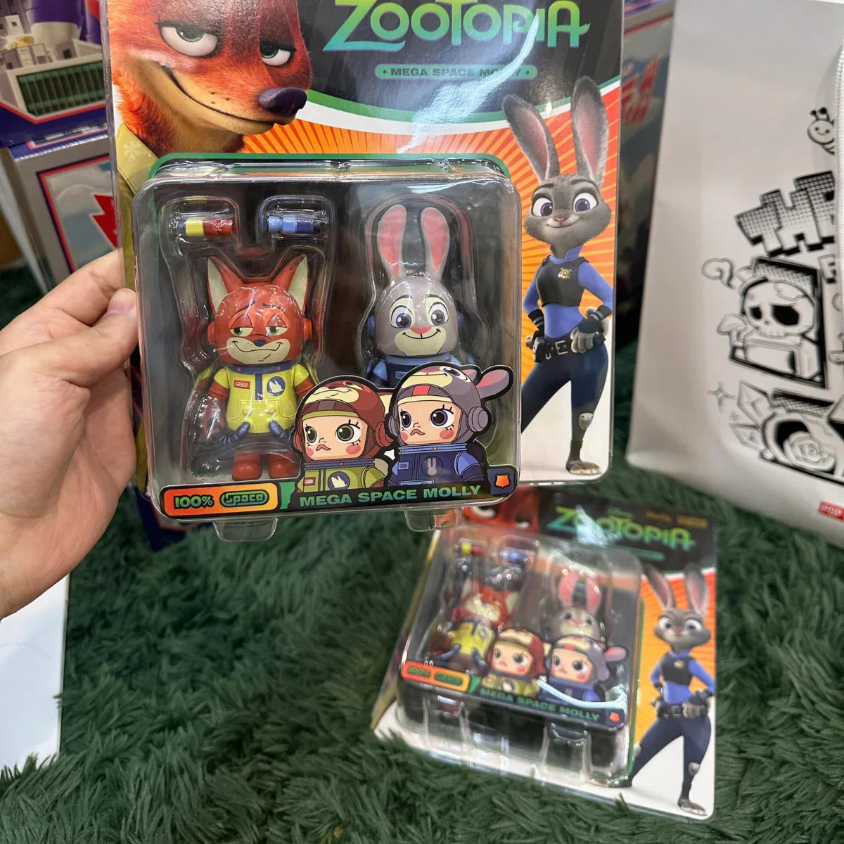 Zootopia x Molly judy&nickフィギュアセット Pop Mart Mega Space