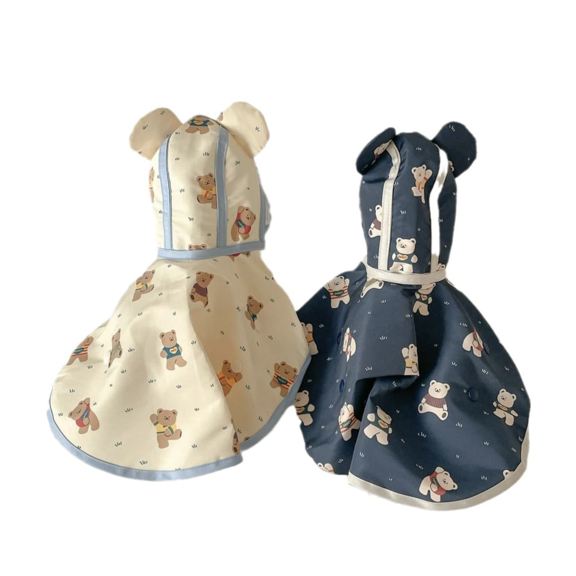 Small Dog Rain Coats with Teddy Bear - ri-son