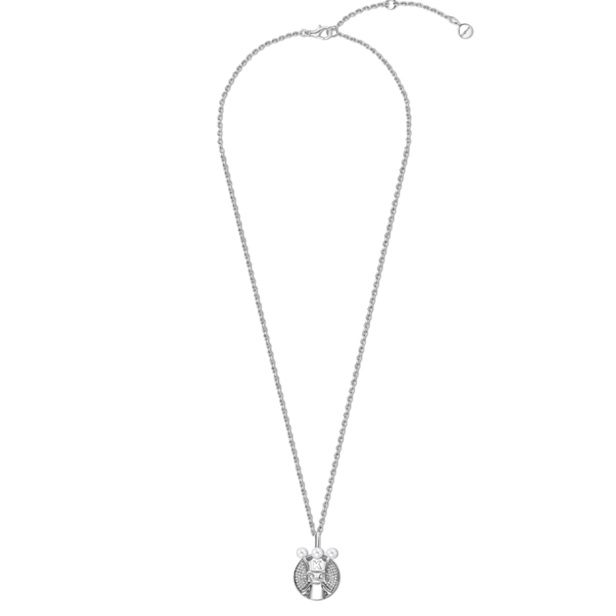 Royal Molly Princess Relief Pearl Pendant Necklace