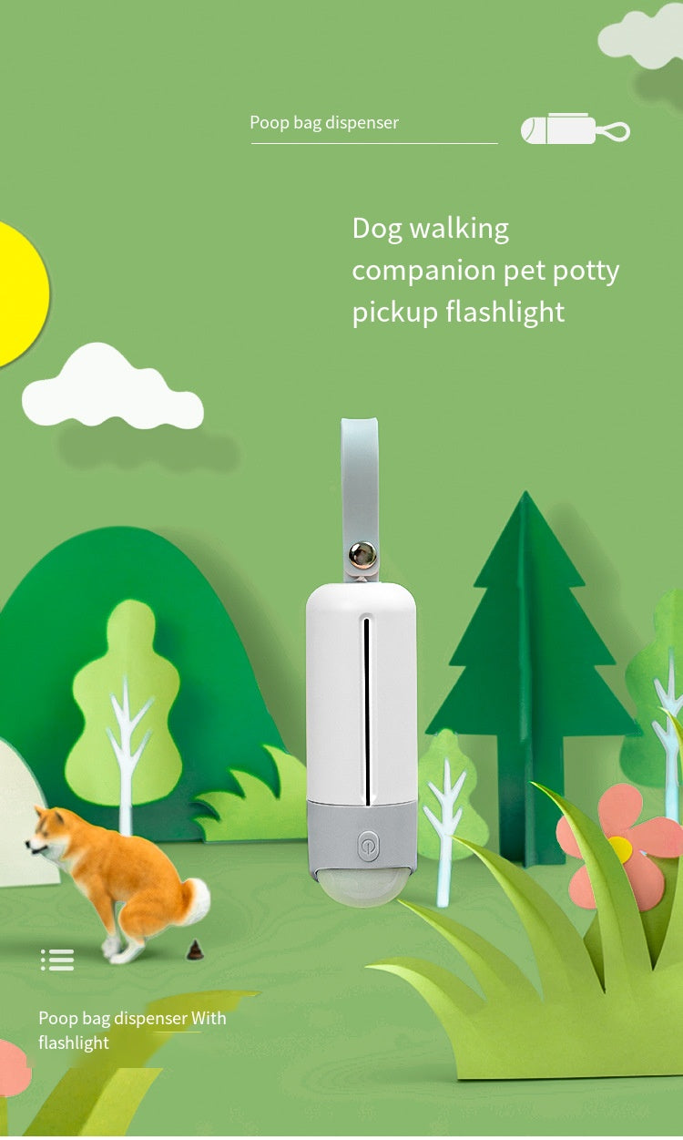 Pet Poop Bag Dispenser with Flashlight R-TB01 - ri-son