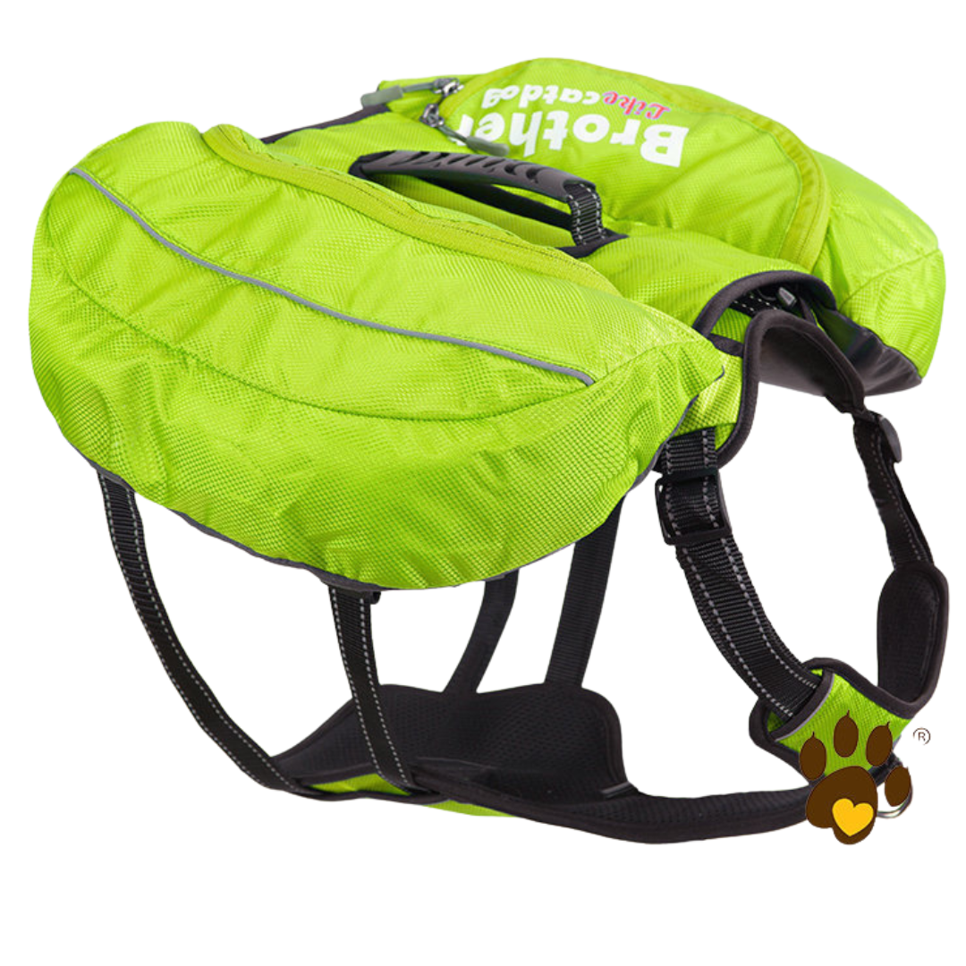 Reflective Dog Saddle Bags with Harness - ri-son