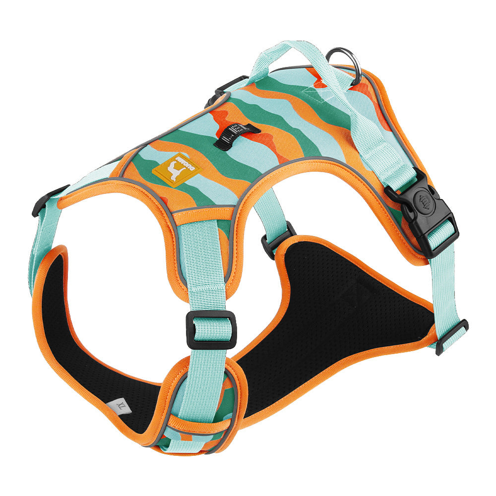 Dog Anti-Bursting Large Dog Chest and Back Harness with Reflective Feature R-H517 - ri-son