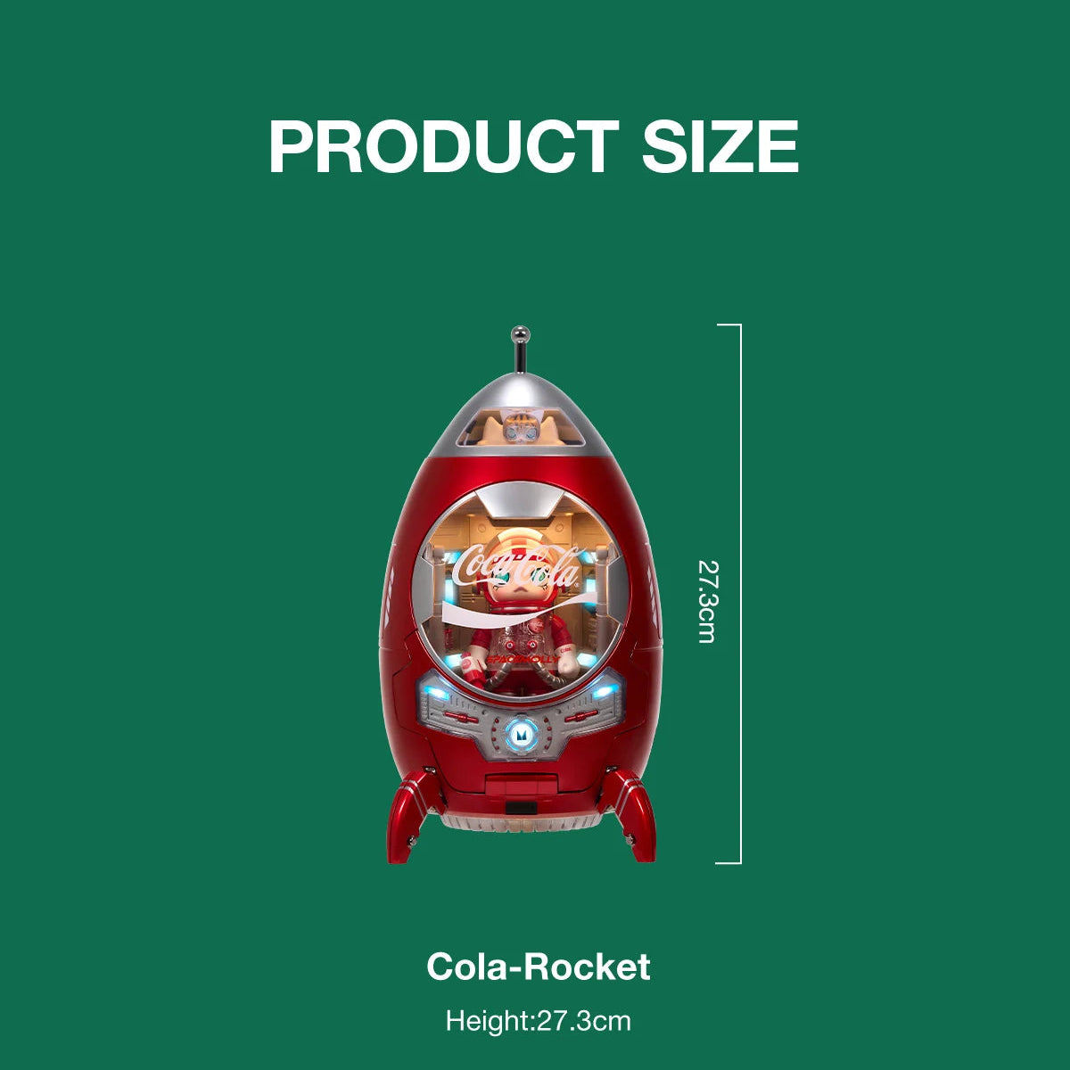 MEGA SPACE MOLLY Iconic Coca-Cola-Rocket