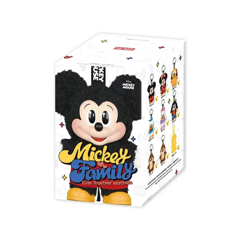 Mickey Family Cute Together Keychain Series Figures