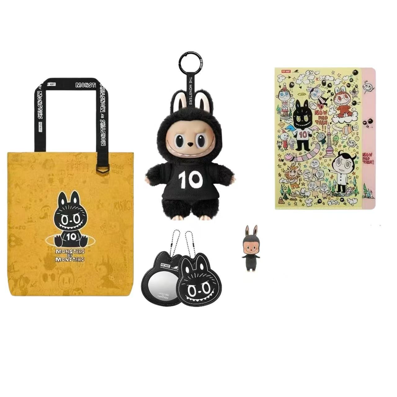 LABUBU 10th ANNIVERSARY PLUSH PENDANT GIFT SET