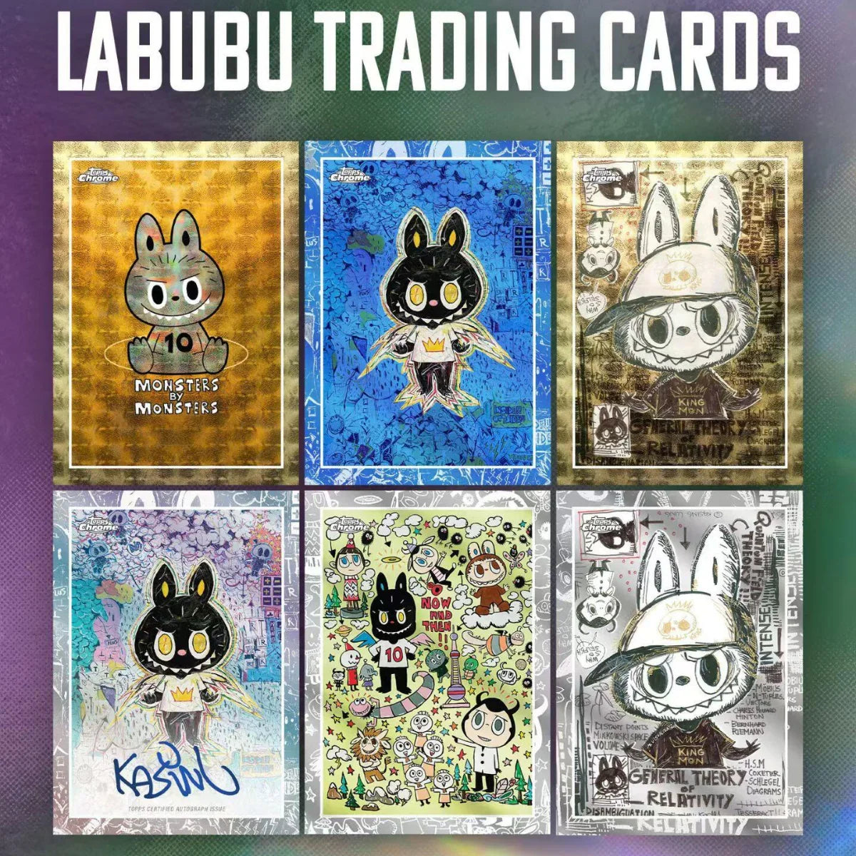 2025 Topps Chrome® Labubu The Monsters 10th Anniversary Box