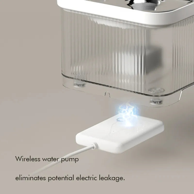 Minimalist Design white,gray SweetCube Pet Aqua Purifier/Cat water feeder(wifi/basic) R-AP01 - ri-son