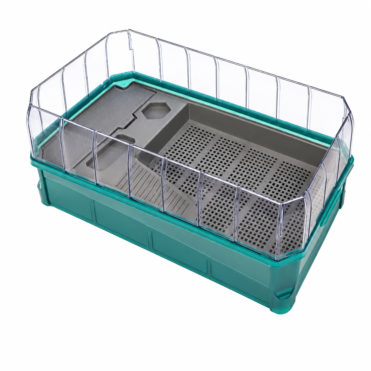 Escape-Proof Turtle Tank with Easy Drainage