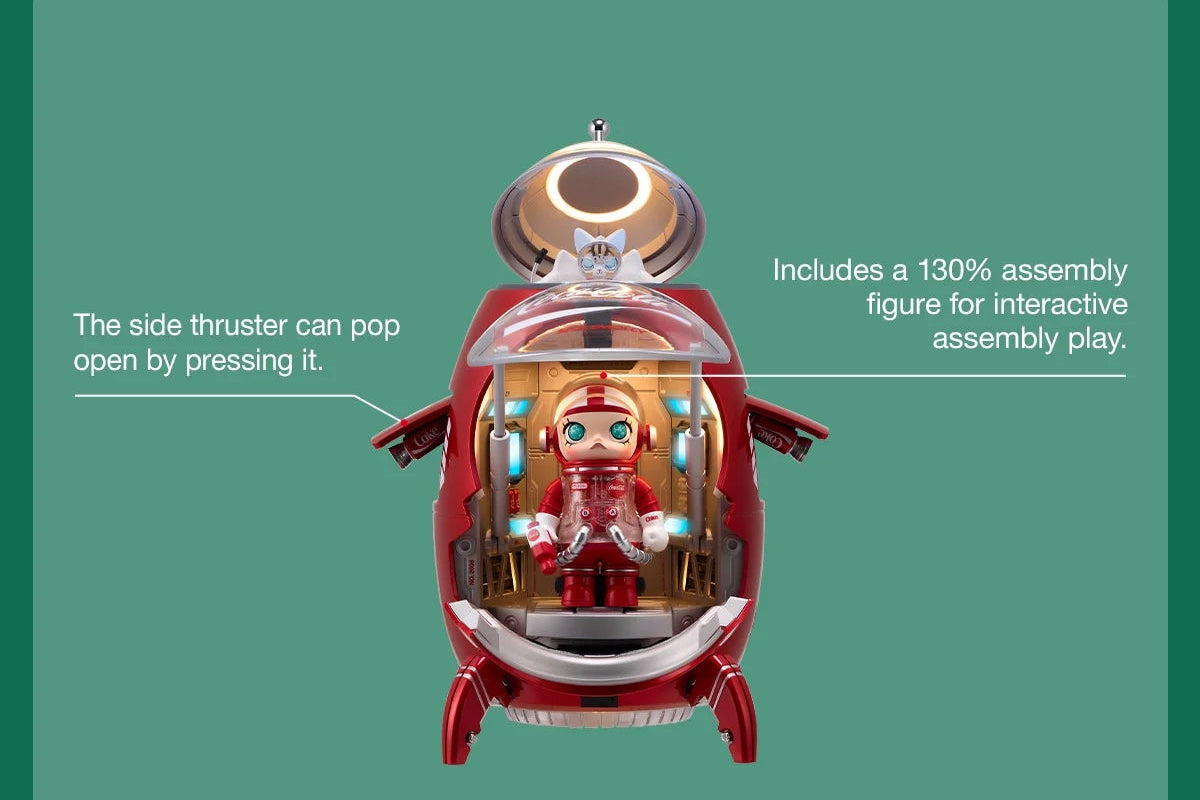 MEGA SPACE MOLLY Iconic Coca-Cola-Rocket