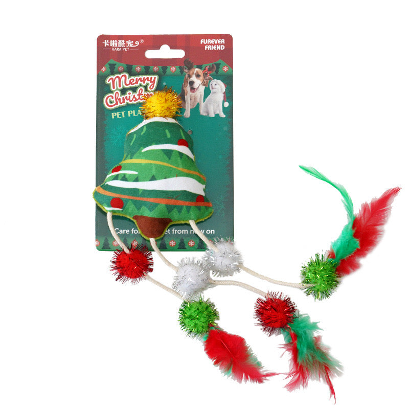 Christmas Soft Cat Toy with Catnip