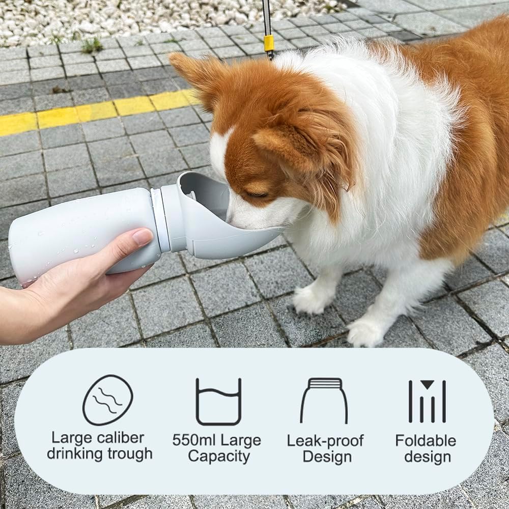 18 OZ Foldable Dog Water Bottle