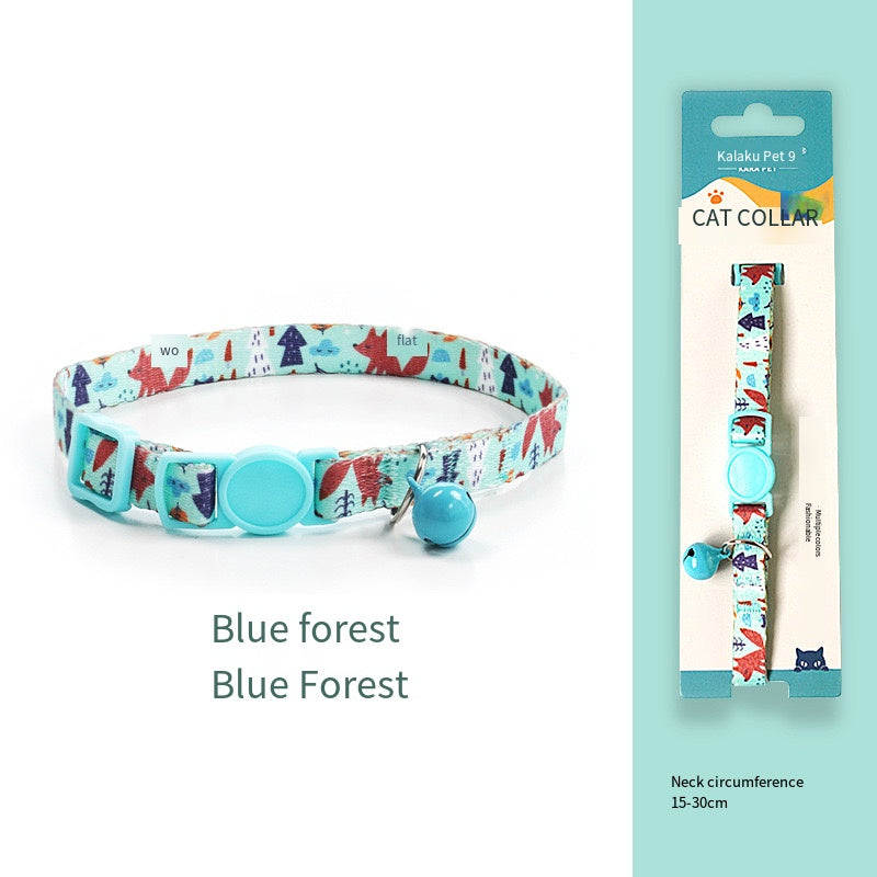 Fairy Land Fabric Color Cat Collars