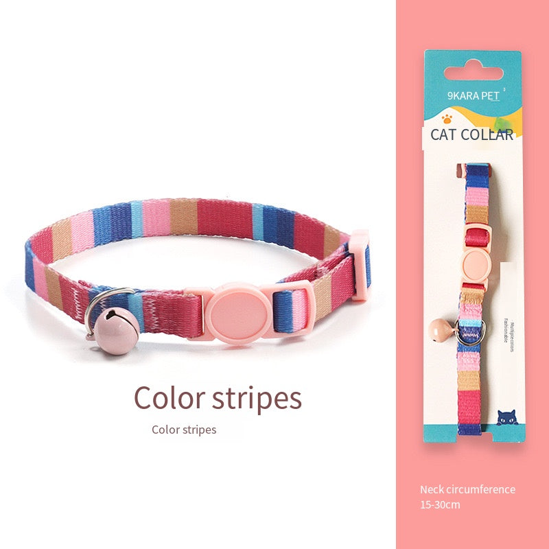 Fairy Land Fabric Color Cat Collars