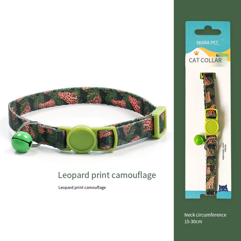 Fairy Land Fabric Color Cat Collars