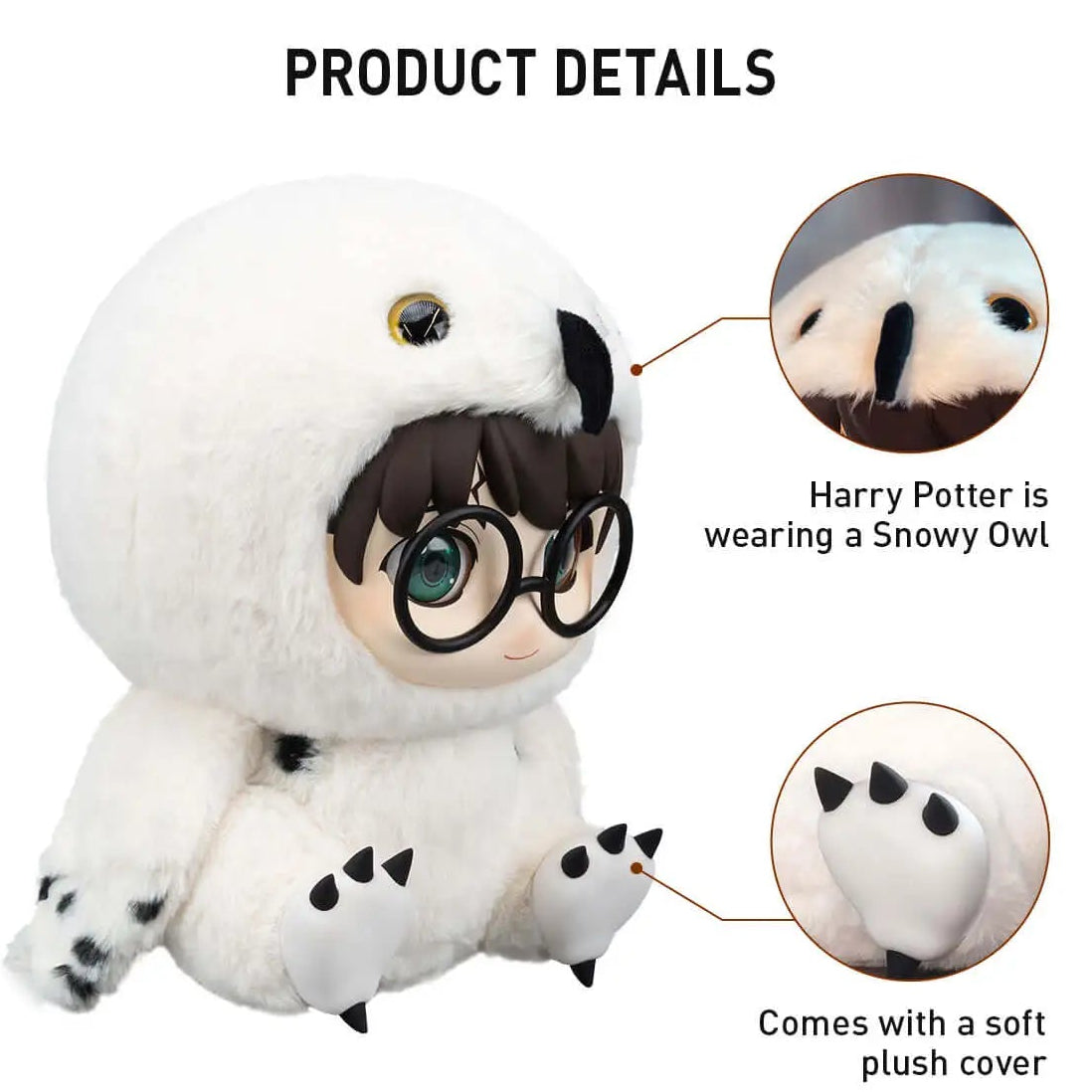 Harry Potter PVC Stuffed Toy Bubo Scandiaca