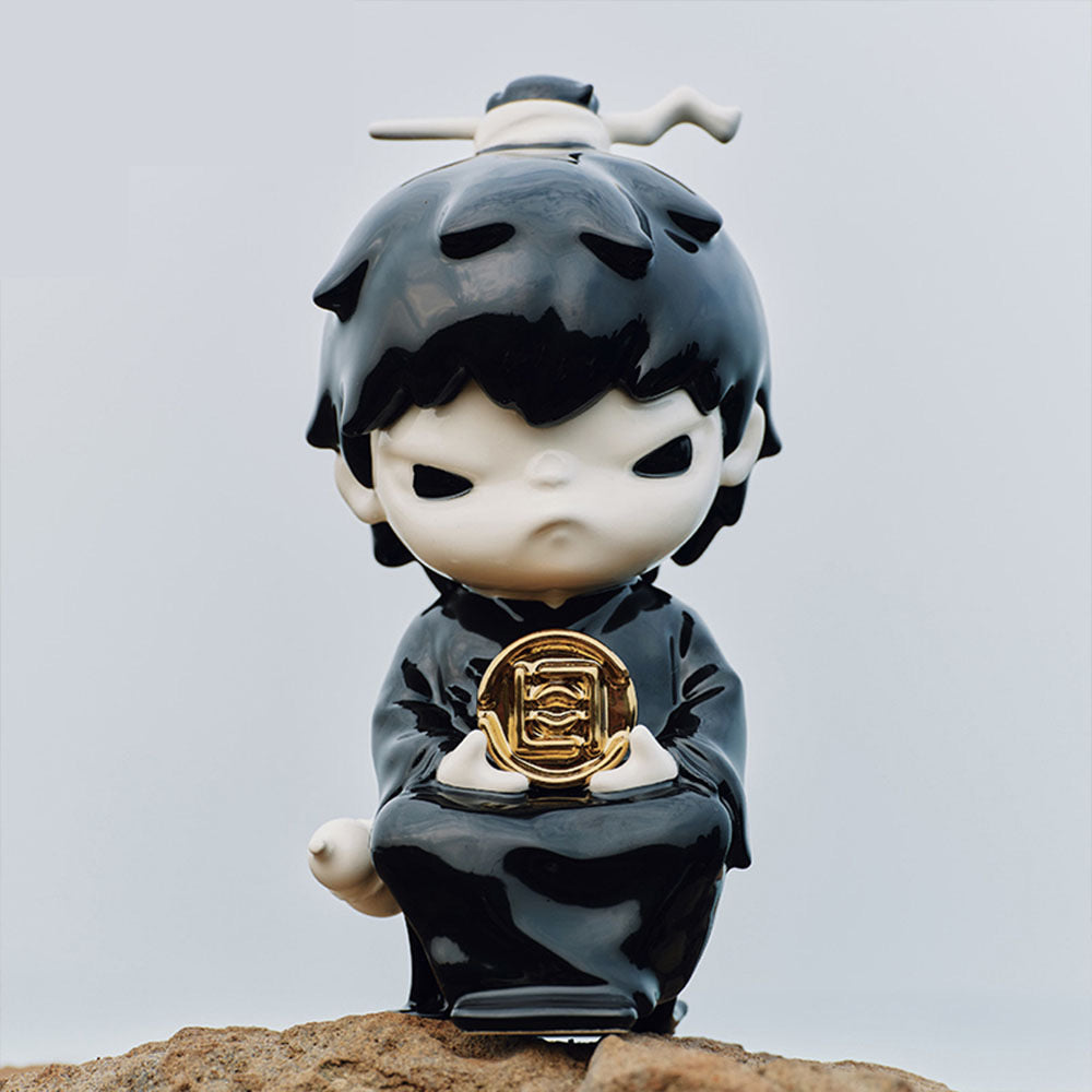 Hirono x Clot Yin Yang Black Incense Burner Ceramic Figure