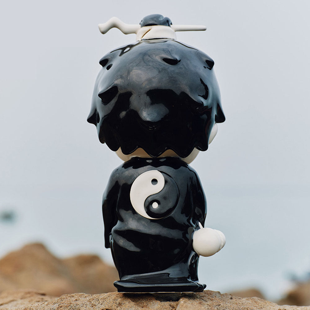 Hirono x Clot Yin Yang Black Incense Burner Ceramic Figure