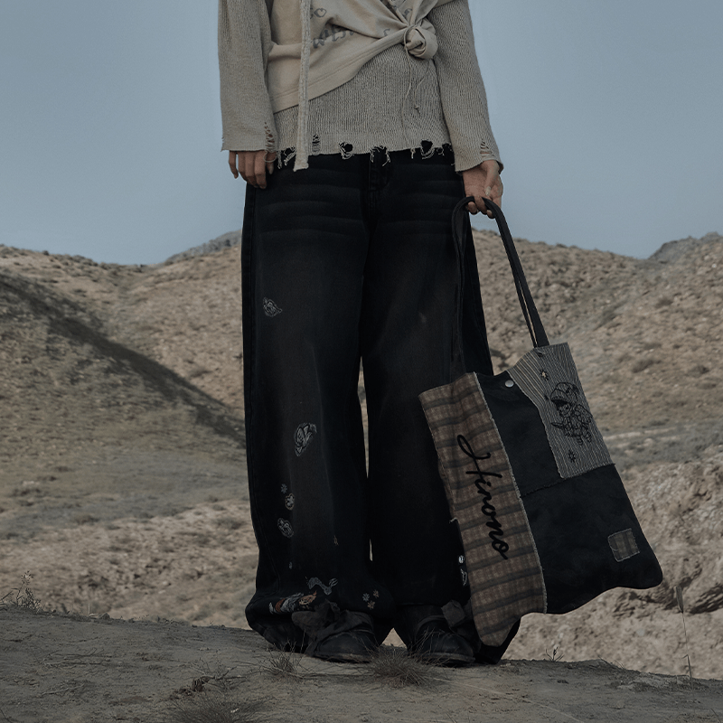 Hirono patchwork tote lifestyle