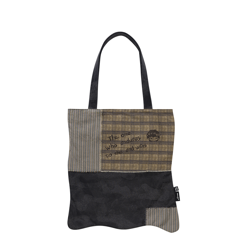 Hirono Warrior Patchwork Tote Bag back