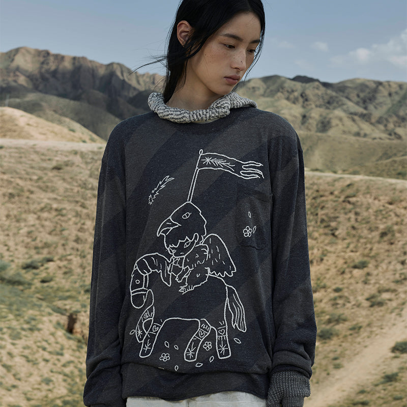 Hirono Lord of Peace knitted sweater 6