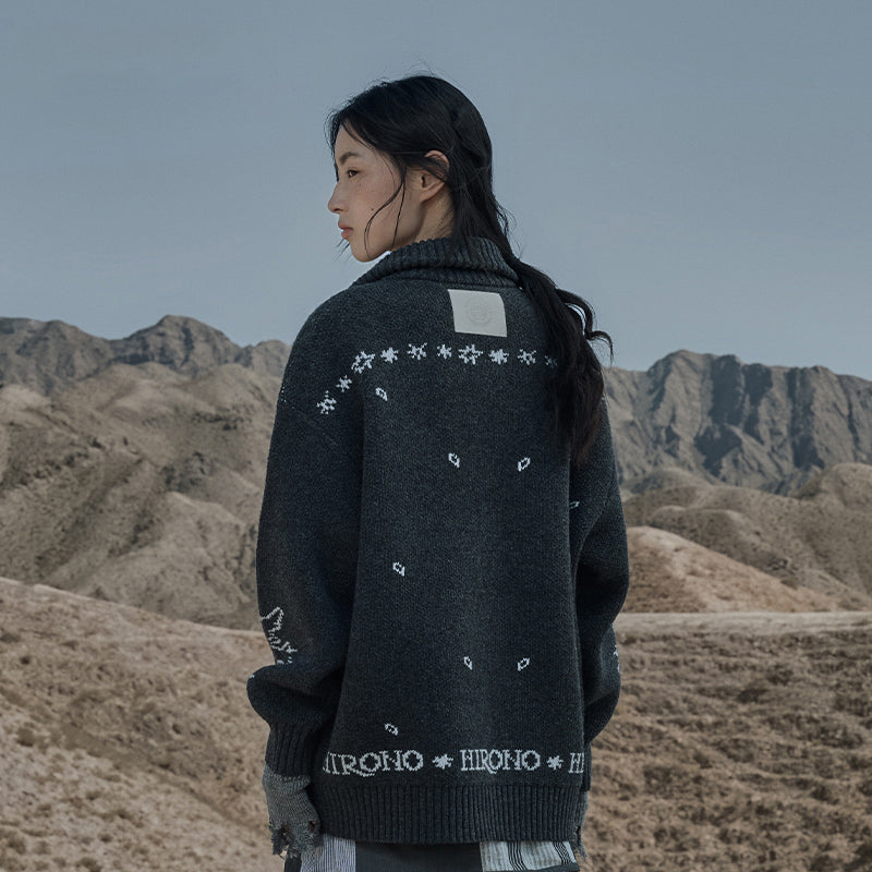 Hirono Whisper Within high collar zip cardigan photo 4