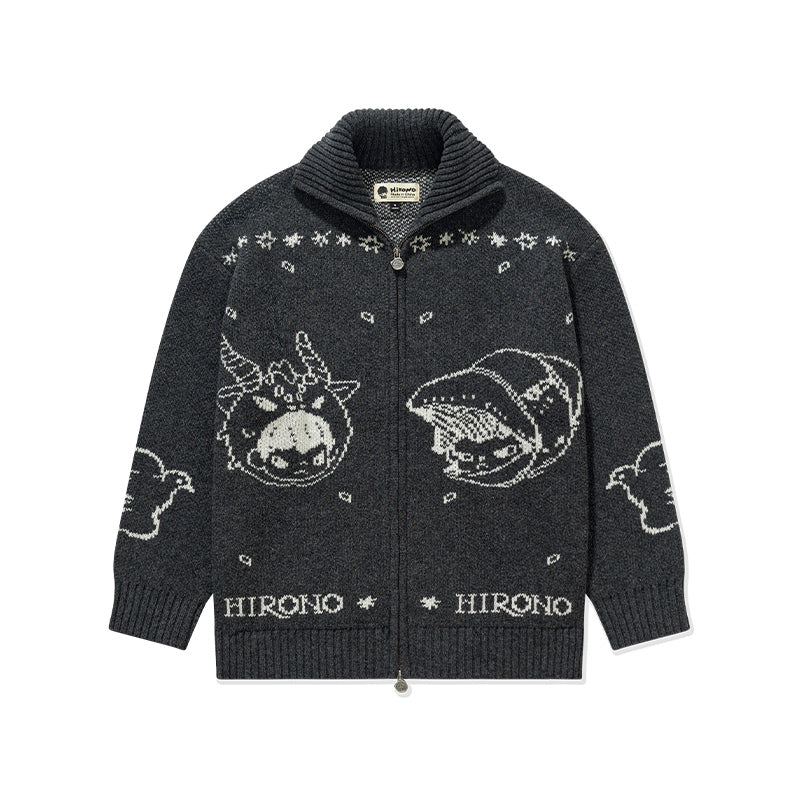 Hirono Whisper Within high collar zip cardigan photo 5