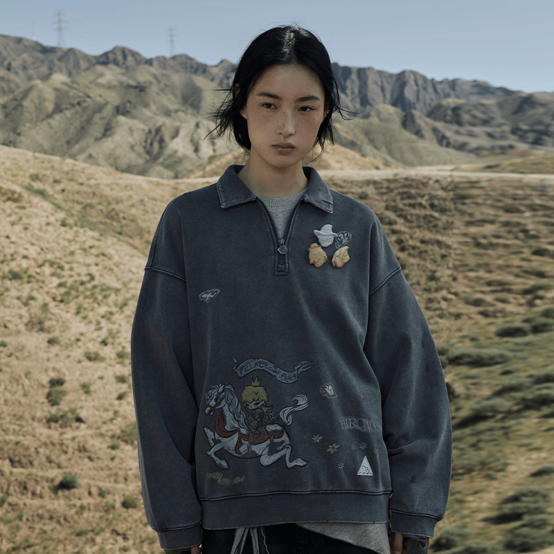 Hirono sweatshirt worn front