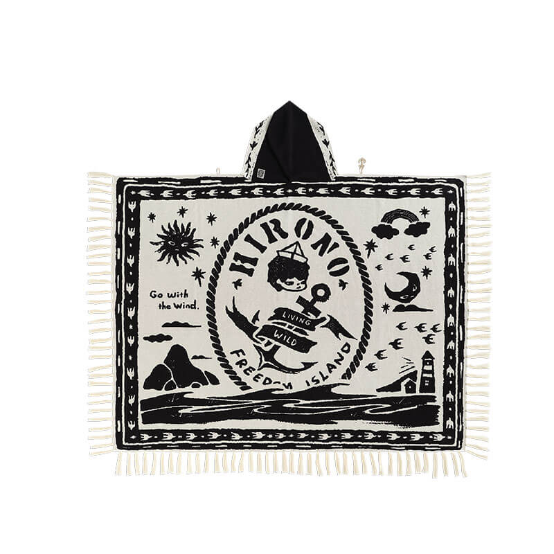 POP MART Hirono Living Wild – Freedom Island Cloak Blanket