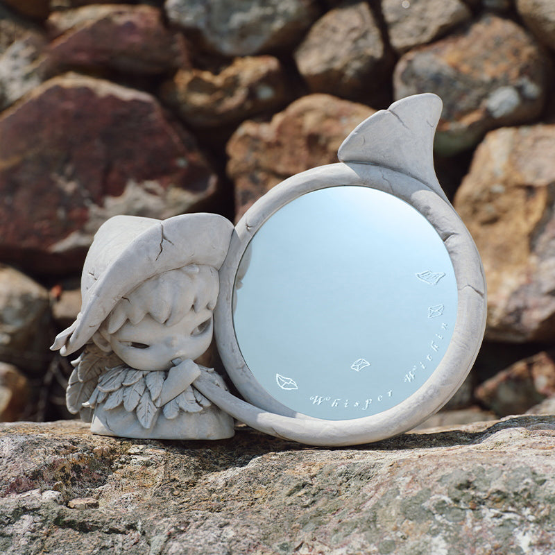 HIRONO Whisper Within Horn Resin Desktop Mirror