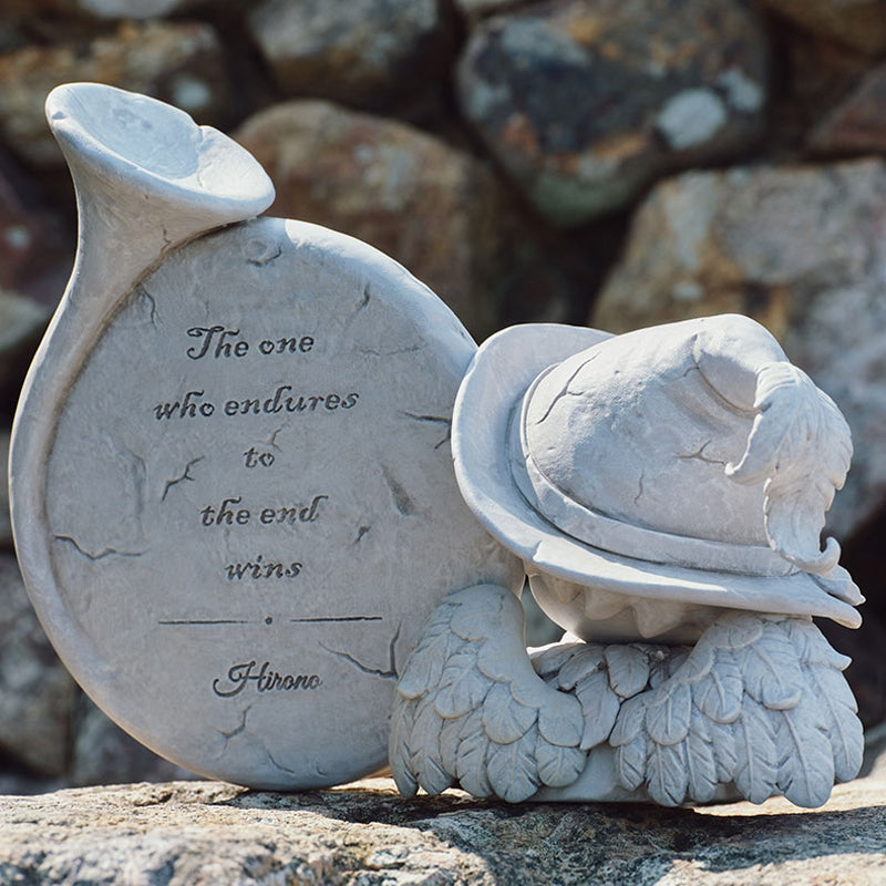 HIRONO Whisper Within Horn Resin Desktop Mirror