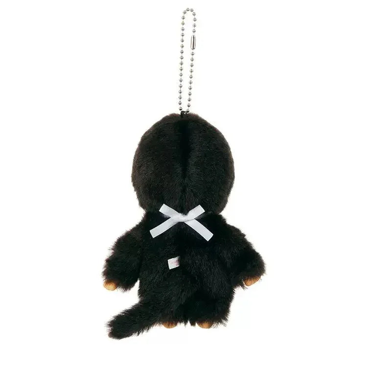 Monchhichi Colors Series Ball Keychain - Black & White