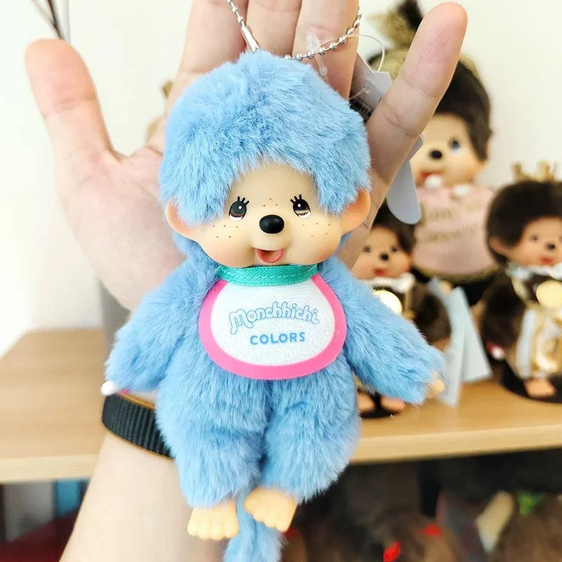 Monchhichi Colors Plush Keychain