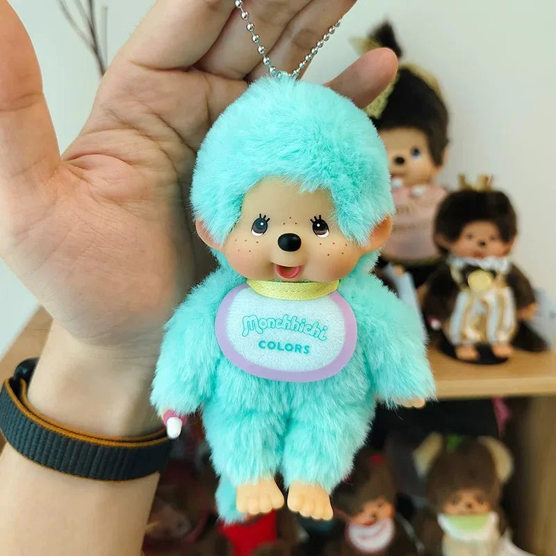 Monchhichi Colors Plush Keychain