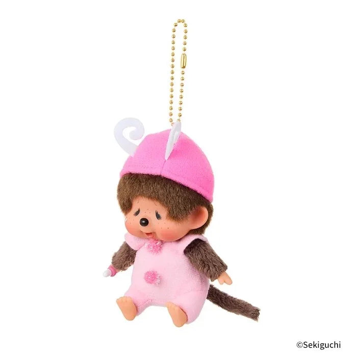 Monchhichi Ladybug Bee Butterfly Plush Pendant
