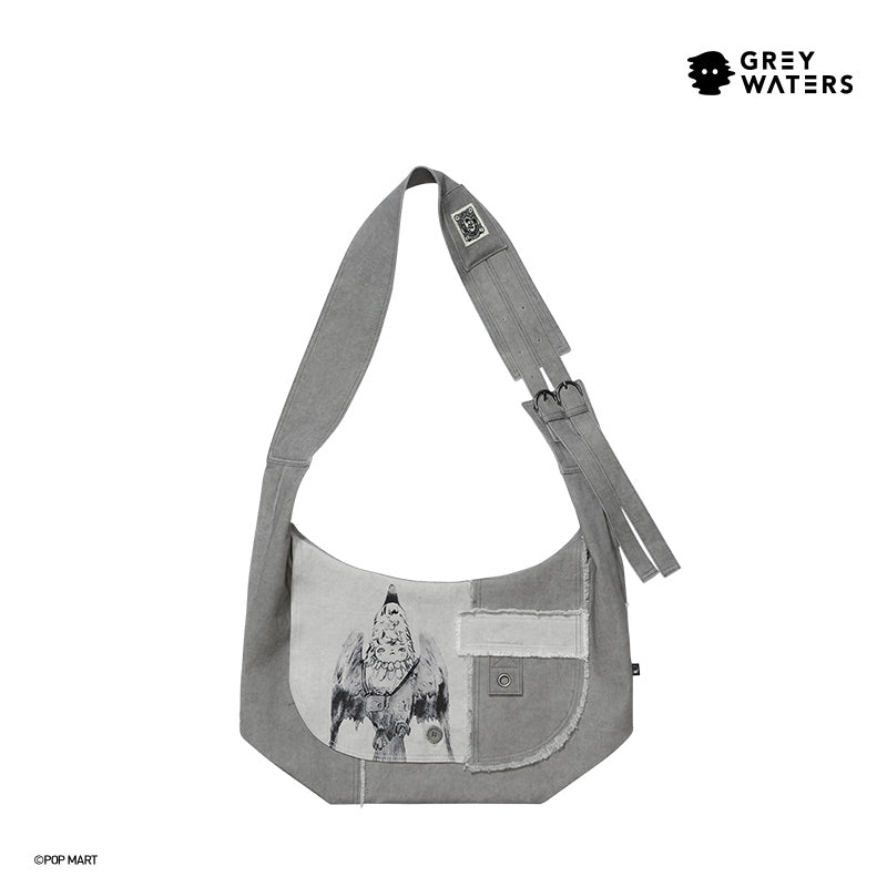 Hirono x Leah Dou Airborne Patchwork Shoulder Bag