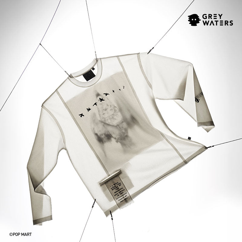 Hirono x Leah Dou Airborne Fermentation Washed Long Sleeve T-Shirt