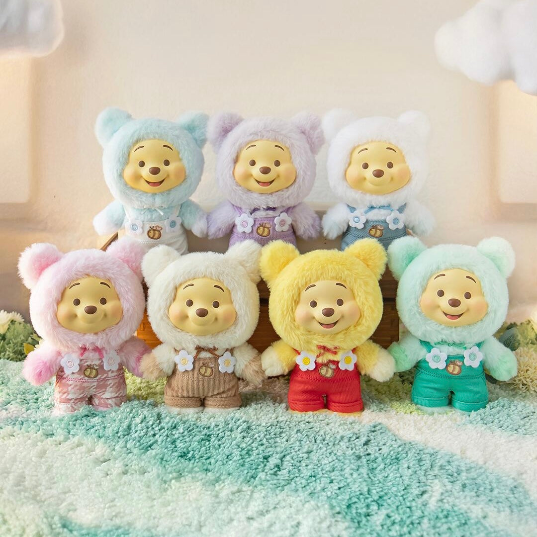 Winnie the Pooh Candy Series Plush Keychain Blind Box