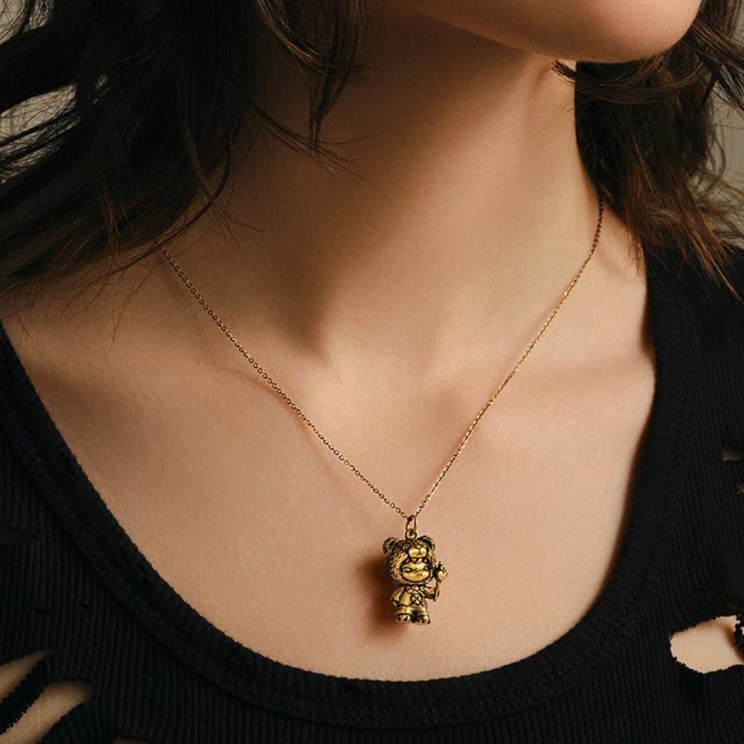 HIRONO Fight for Joy Series Flame of Resilience Necklace
