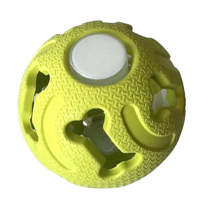 3-Inch Fetch Toy Ball - Fun Hydration-lemon