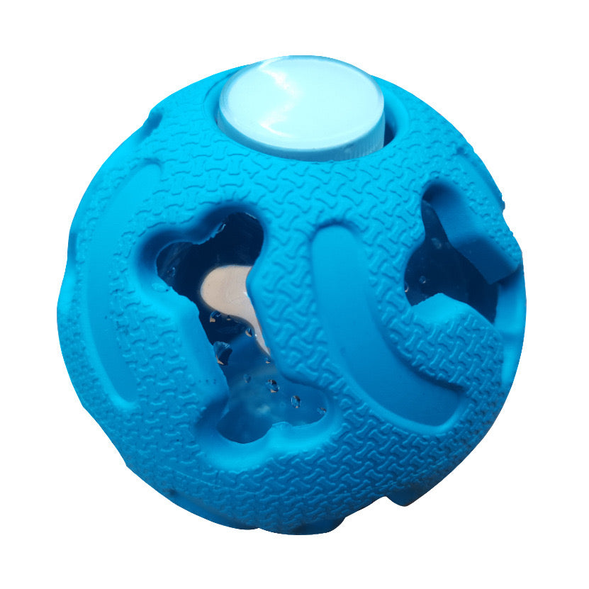 3-Inch Fetch Toy Ball - Fun Hydration-blue