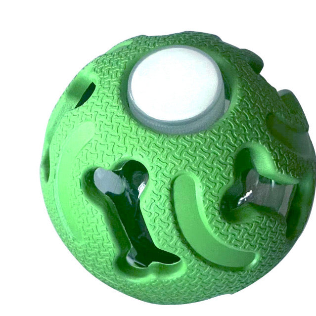 3-Inch Fetch Toy Ball - Fun Hydration-avocado green