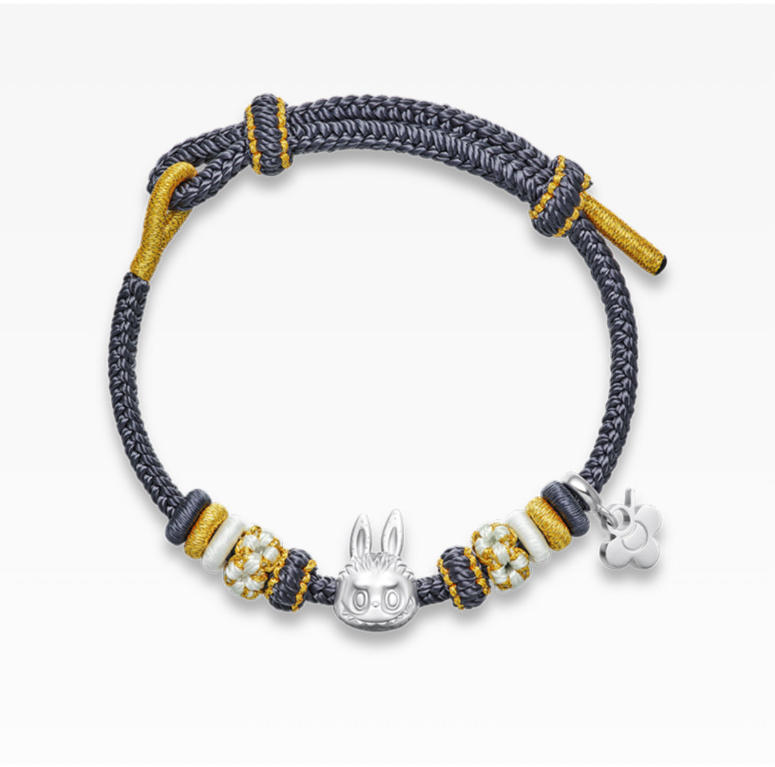 POPOP LABUBU Silver Crystal Bracelet