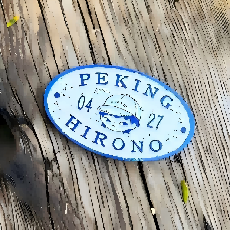 Hirono Hutong-Inspired Badge Fridge Magnet Set