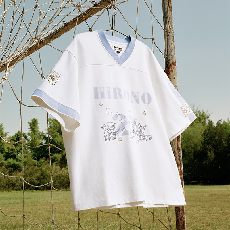 Hirono Whistle Arena Patchwork Short Sleeve T-Shirt
